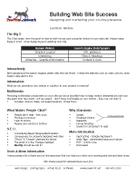 Download the lecture notes from 'Building Web Site Success' in PDF format